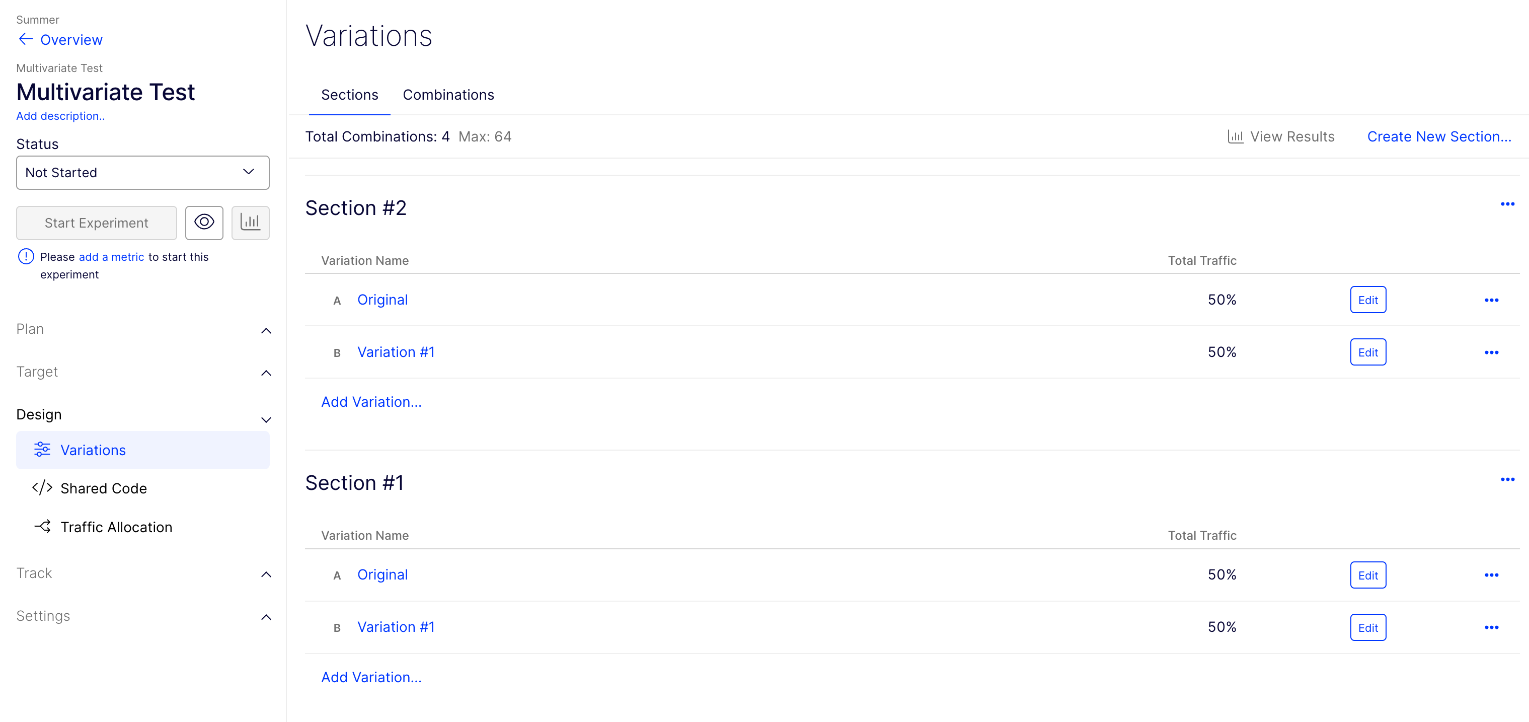 Optimizely experimentation platform